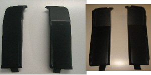 1976-77 CUTLASS & 442 REAR SIDE BUMPER FILLERS - 2 PIECE